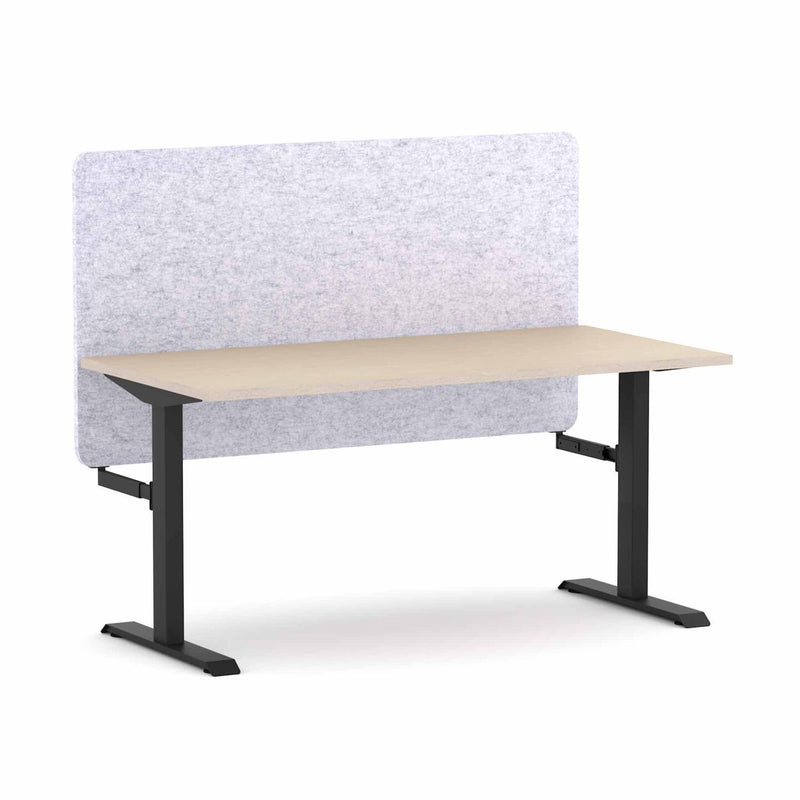 Klass Fixed Straight Workstation with AcoustiQ Screen