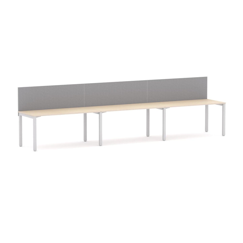 Axis 3 User Single-Sided Desks, 50x50mm Square Leg Design. Includes: Edge25 Screen