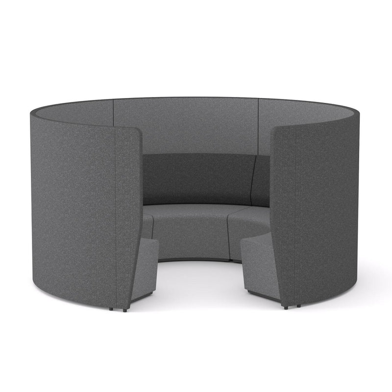 Motion Arc 5 Walls Charcoal/Stone