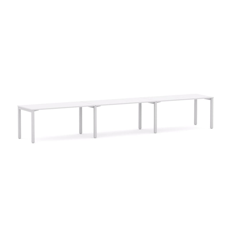 Axis 3-Person Single-sided Desk Workstation