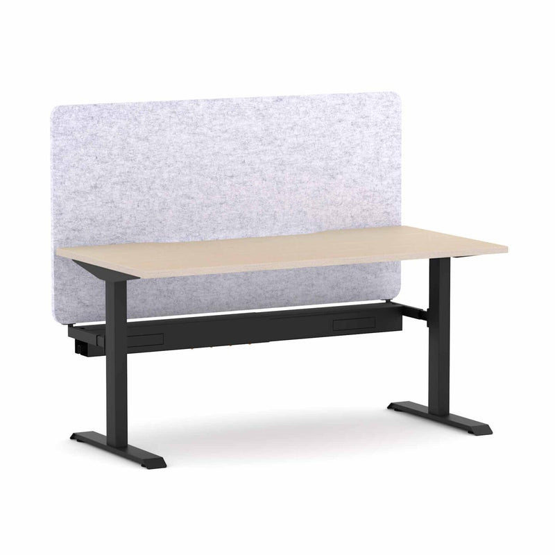 Klass Fixed Straight Workstation with AcoustiQ Screen