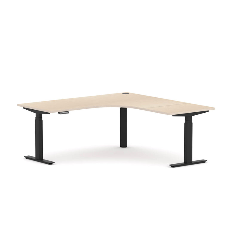 AgileMotion+ 3C/2M Electric Rectangle 90° Workstation