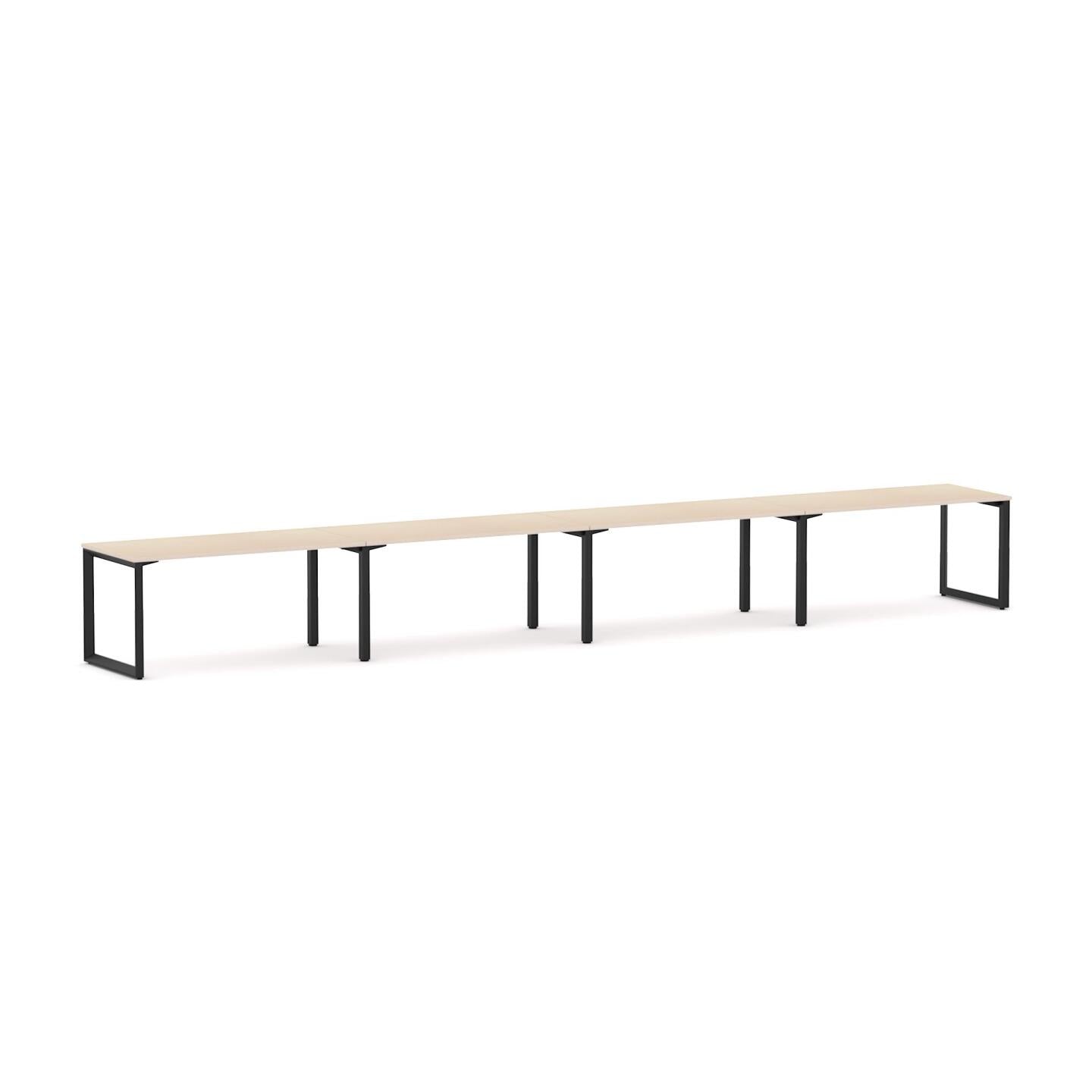 Anvil 4-Person Single-sided Desk Workstation