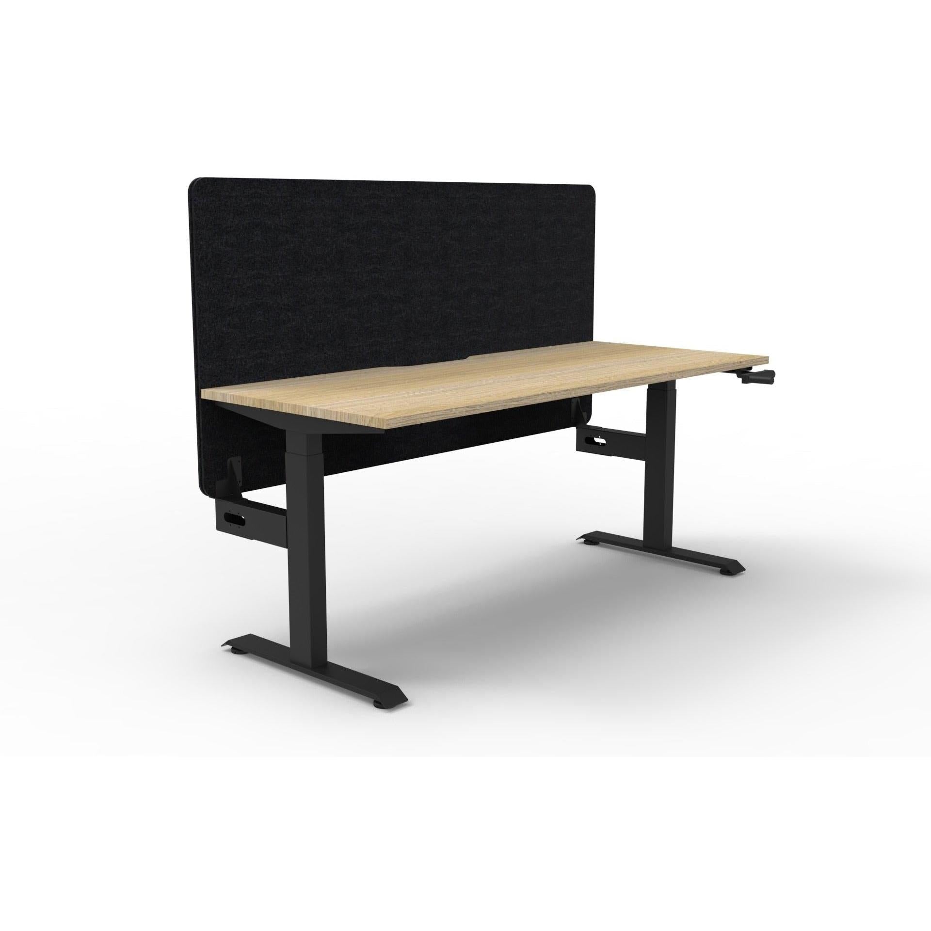 Boost Crank Single Sided Workstation with Eco Panel Screen