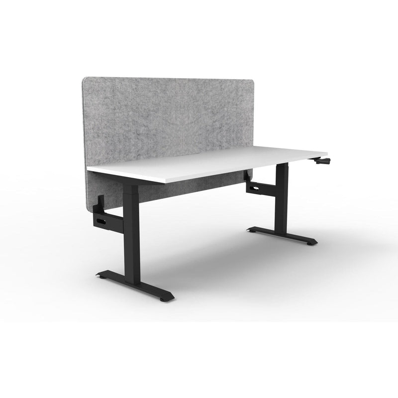 Boost Crank Single Sided Workstation with Eco Panel Screen