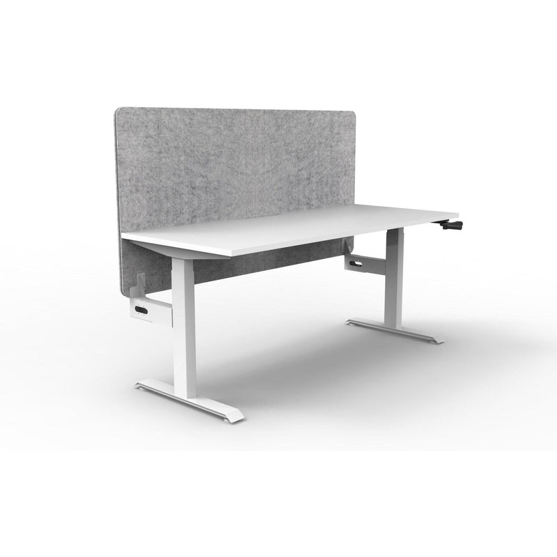 Boost Crank Single Sided Workstation with Eco Panel Screen