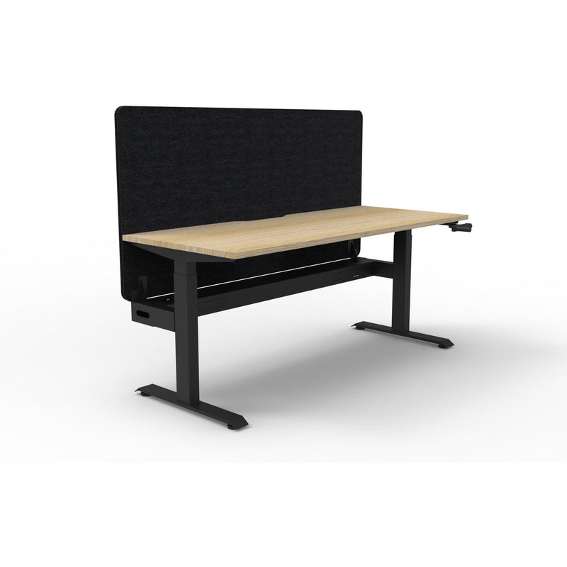Boost Crank Single Sided Workstation with Eco Panel Screen