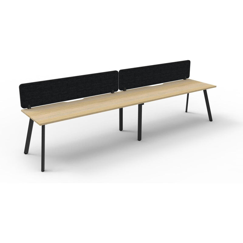 Eternity Single Sided Workstation with Eco Panel Screen - 2 Persons