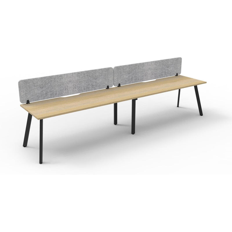 Eternity Single Sided Workstation with Eco Panel Screen - 2 Persons