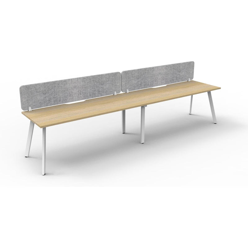 Eternity Single Sided Workstation with Eco Panel Screen - 2 Persons