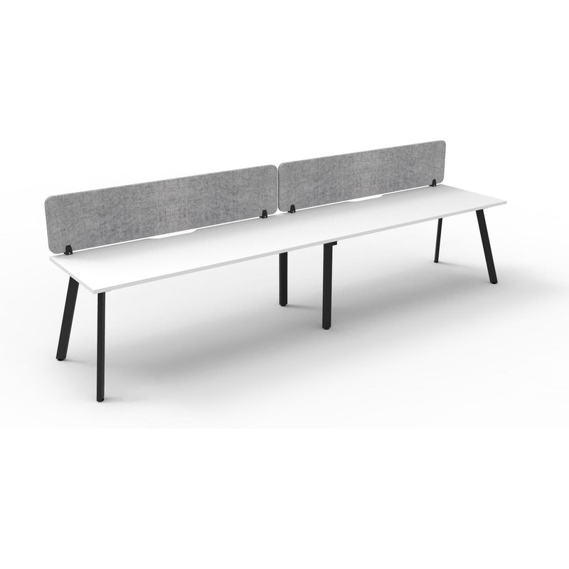 Eternity Single Sided Workstation with Eco Panel Screen - 2 Persons