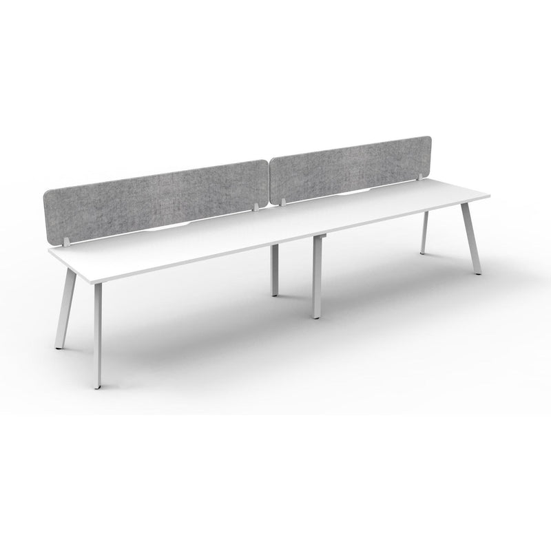 Eternity Single Sided Workstation with Eco Panel Screen - 2 Persons