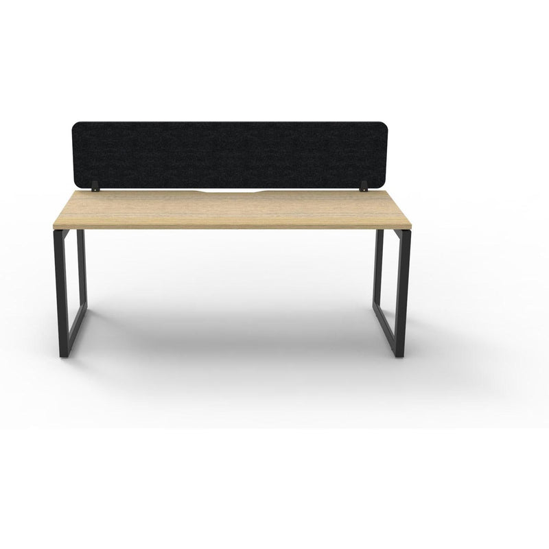 Infinity Single Sided Loop Leg Workstation - 1 Person With Eco Panel