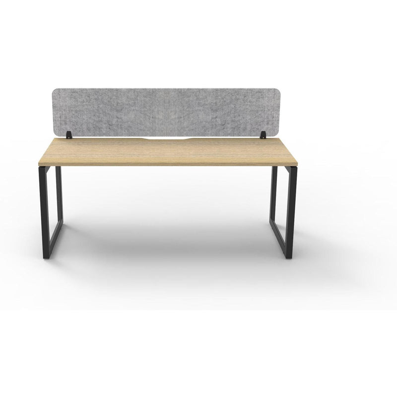 Infinity Single Sided Loop Leg Workstation - 1 Person With Eco Panel