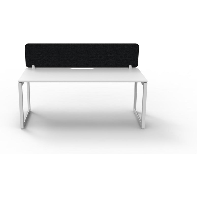 Infinity Single Sided Loop Leg Workstation - 1 Person With Eco Panel