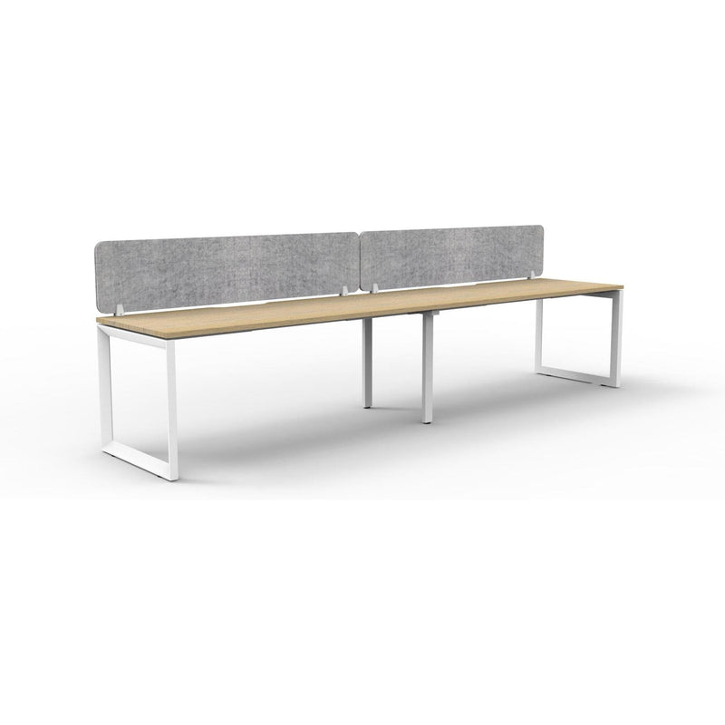 Infinity Single Sided Loop Leg Workstation - 2 Persons