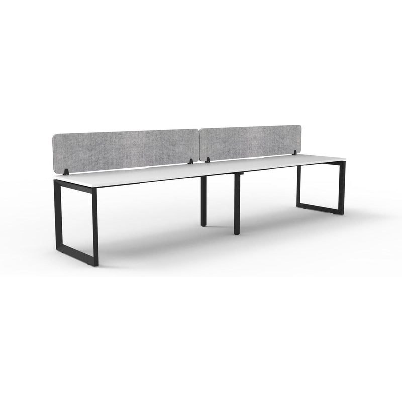 Infinity Single Sided Loop Leg Workstation - 2 Persons