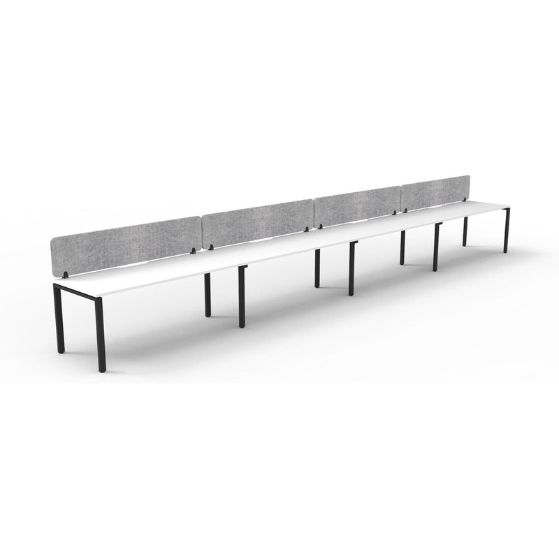 Infinity Single Sided Profile Leg Workstation - 4 Persons