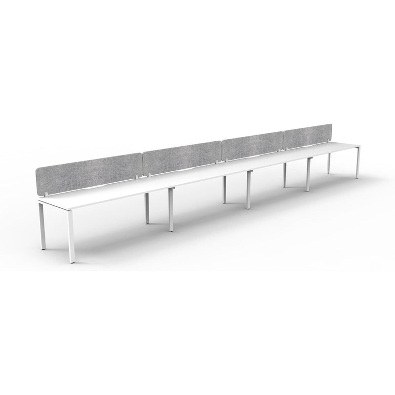 Infinity Single Sided Profile Leg Workstation - 4 Persons