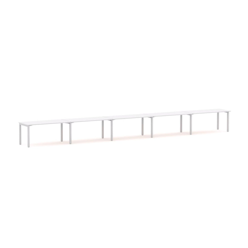 Axis 5-Person Single-sided Desk Workstation