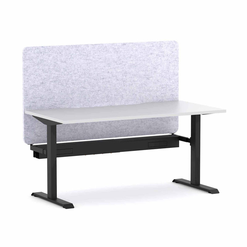 Klass Fixed Straight Workstation with AcoustiQ Screen