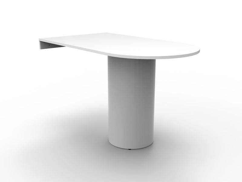 D-End Table Top & 1050H Drum Base