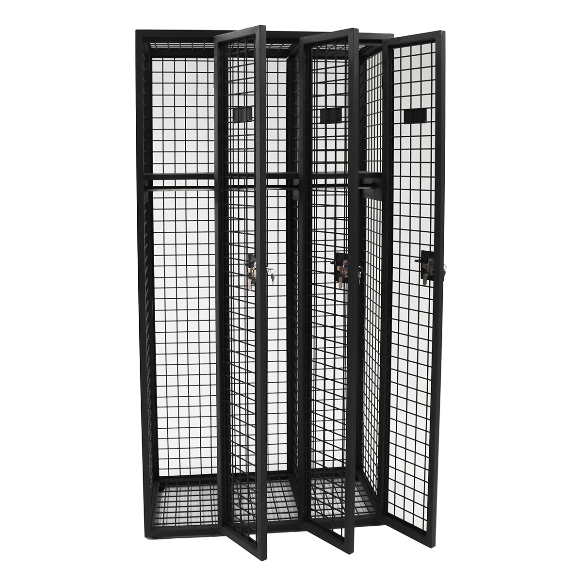 Steel Mesh 3 Door Locker