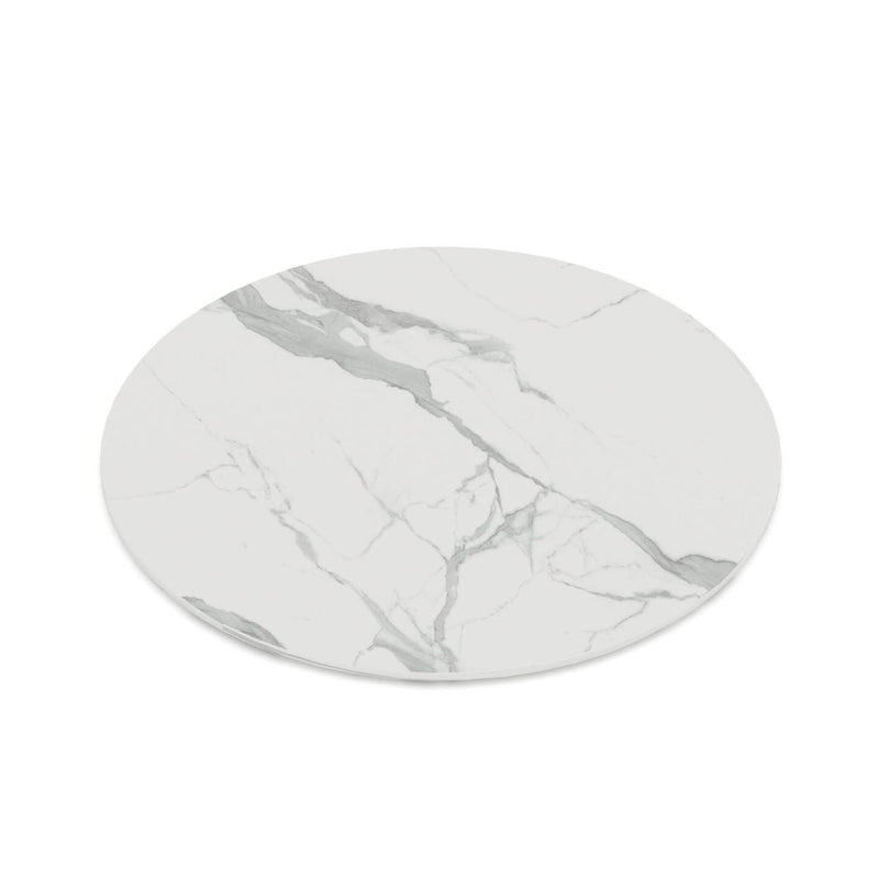 Round Shark-Nose Melamine Marble Worktop