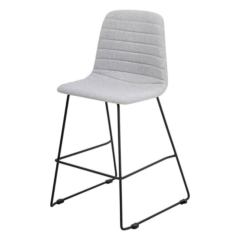 Sofia Kitchen Stool with Powdercoated Sled Base