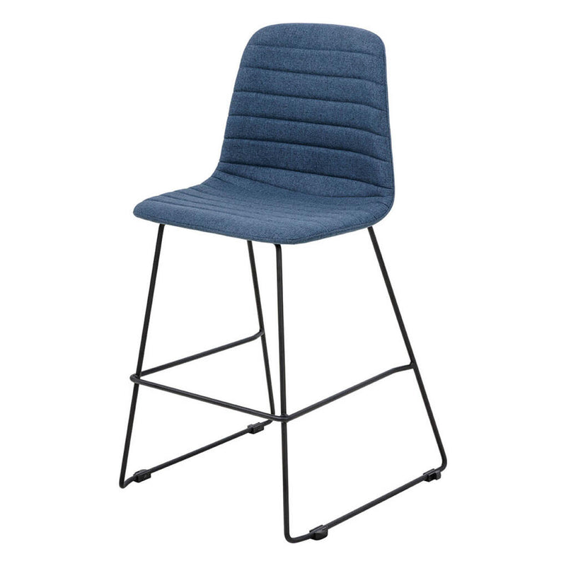 Sofia Kitchen Stool with Powdercoated Sled Base