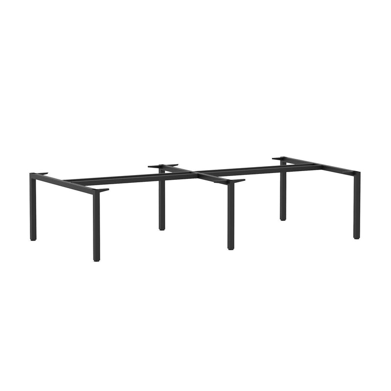 Axis 4-Person Double-sided Desk Workstation Frame Only