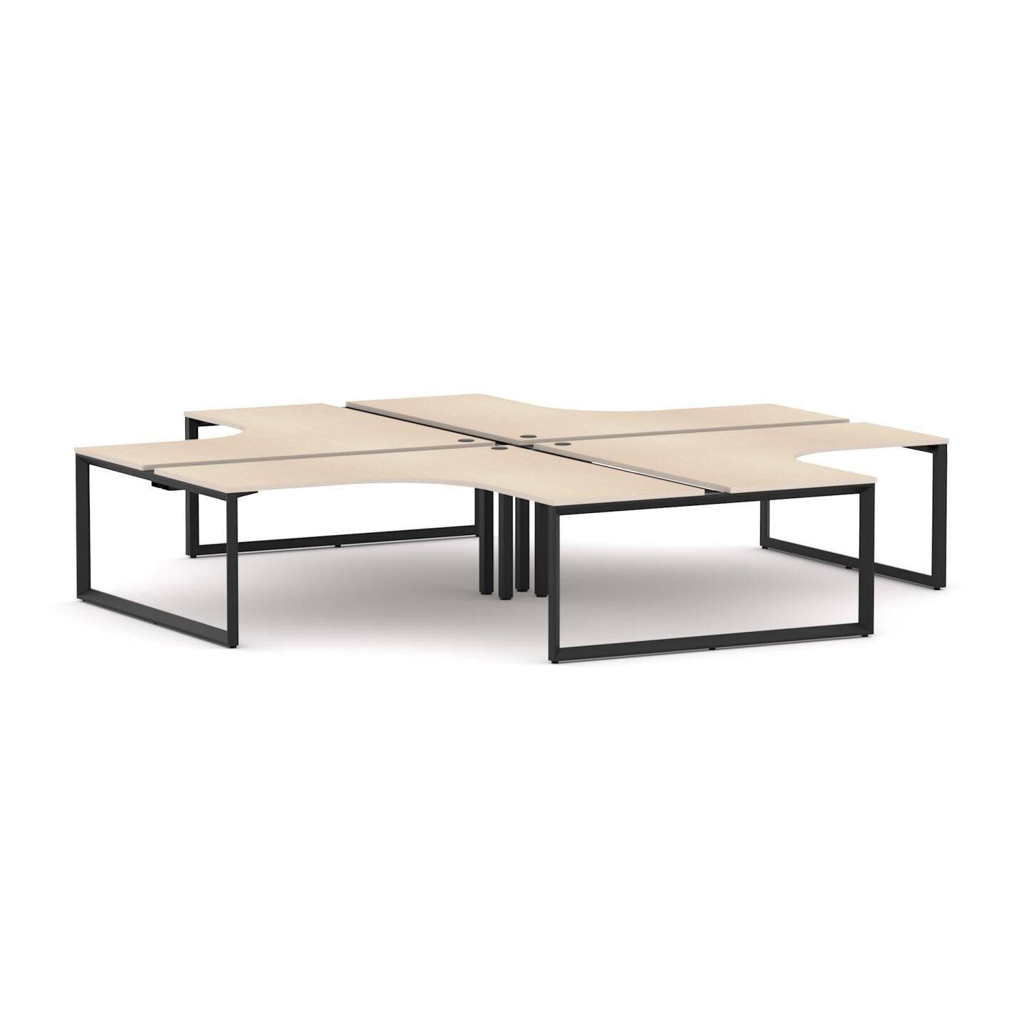 Anvil 4-Person 90Deg Workstation