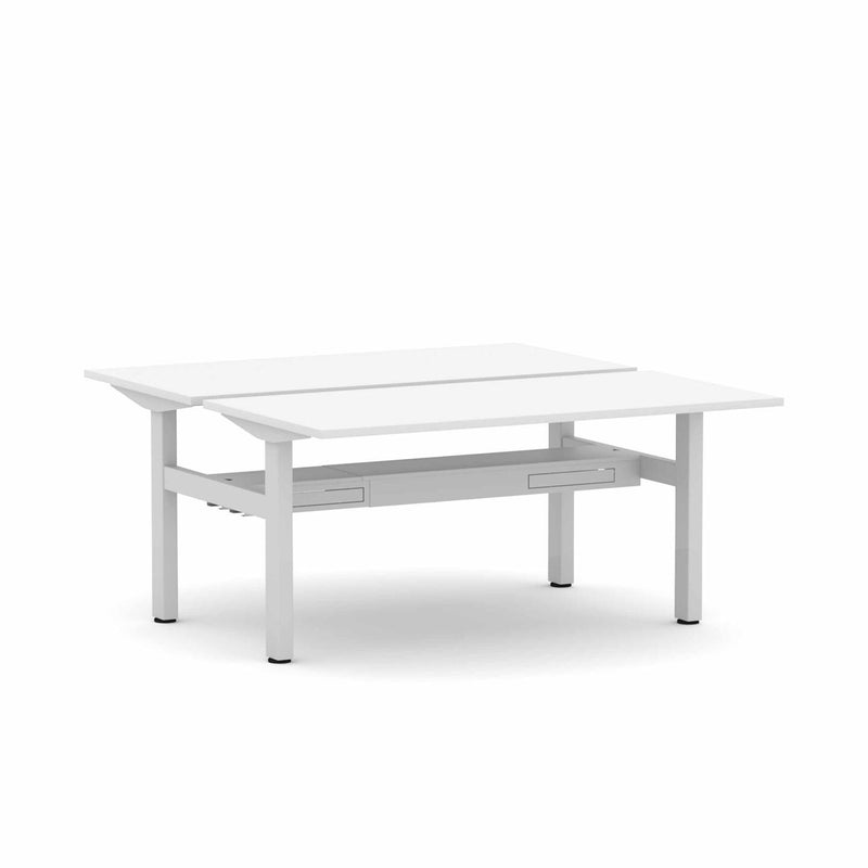 Klass Fixed 2-Person Double-sided Desk Workstation