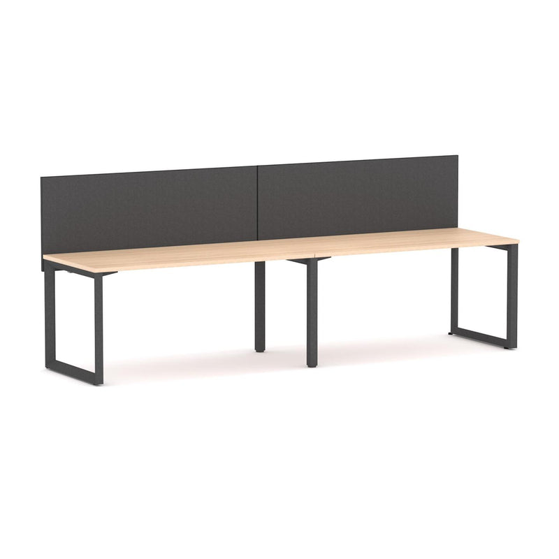 Anvil 2 User Single-Sided Desks, 50x50mm Triangular Loop Leg Design. Includes: Edge25 Screen