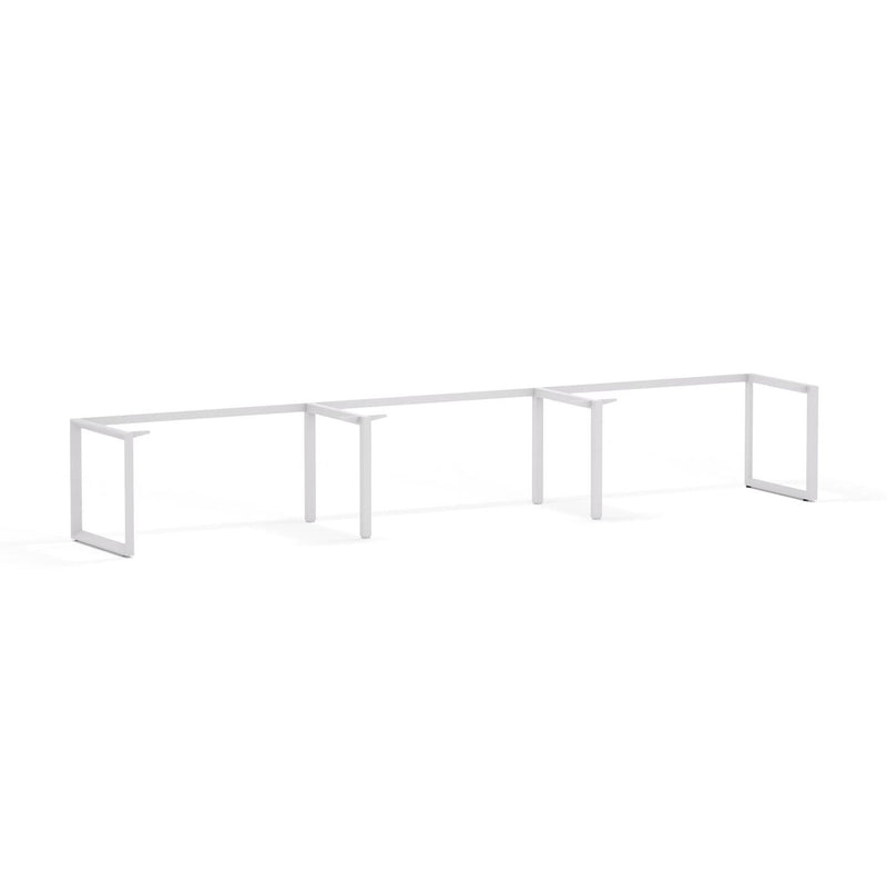 Anvil 3-Person Single-sided Desk Workstation Frame Only