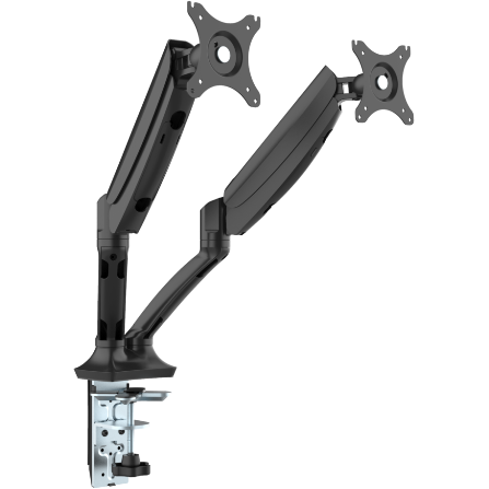 Executive Gas Spring Dual Monitor Arm