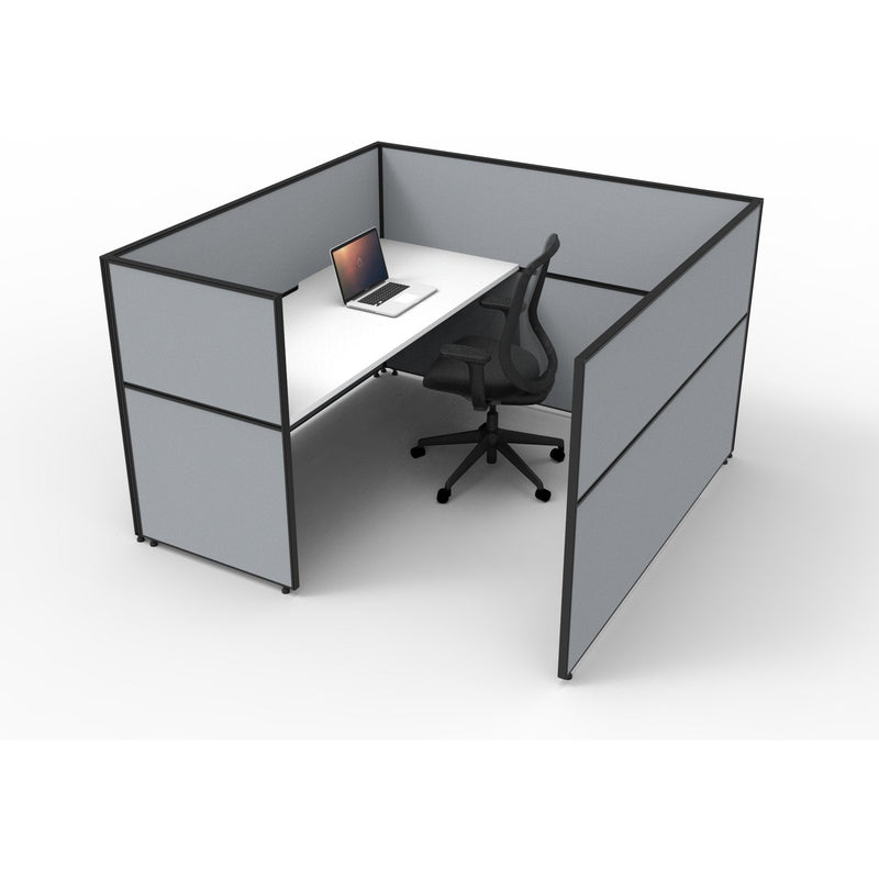 SHUSH30 Cubicle Workstation - 1 Person - White