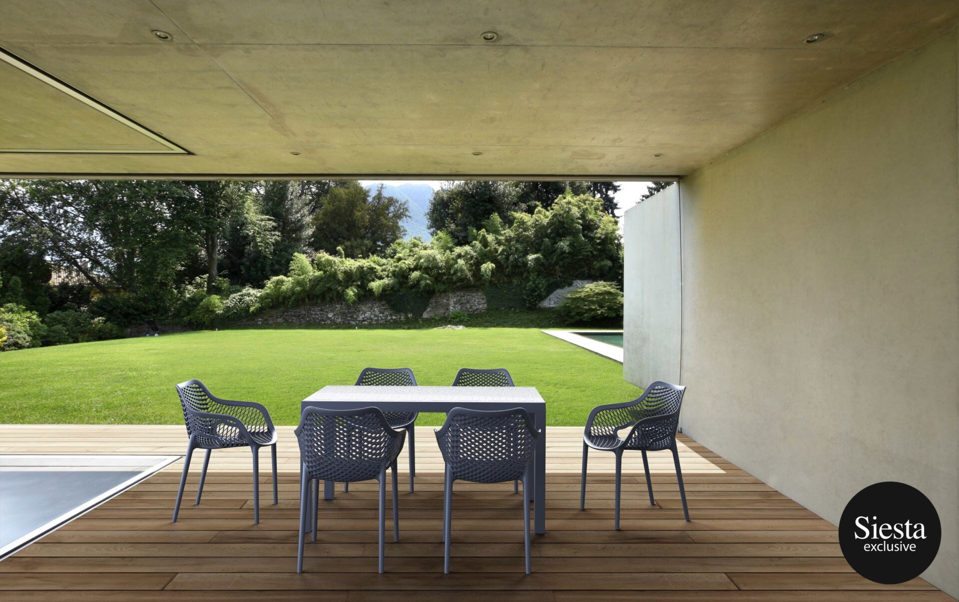 Air XL Armchair 7 Piece Dining Setting