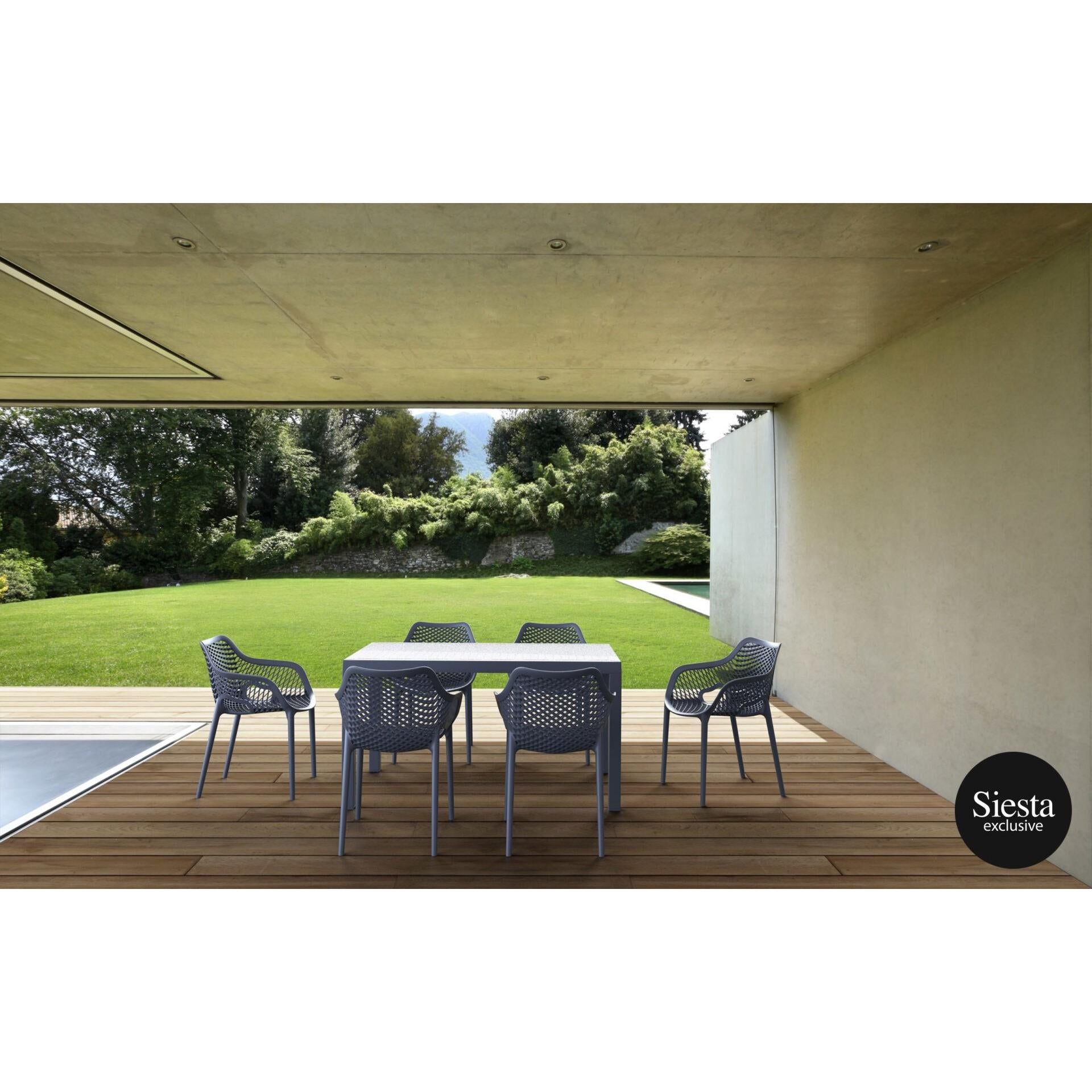 Air XL Armchair 7 Piece Dining Setting-Elite Office Furniture