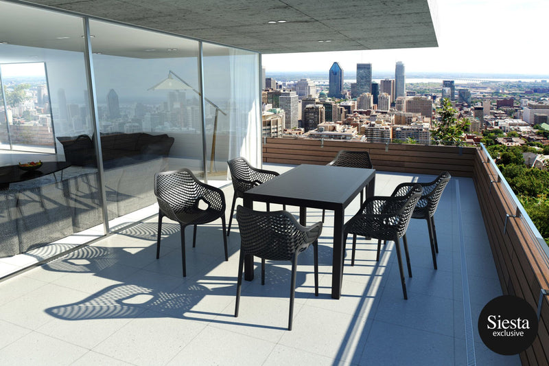 Air XL Armchair 7 Piece Dining Setting