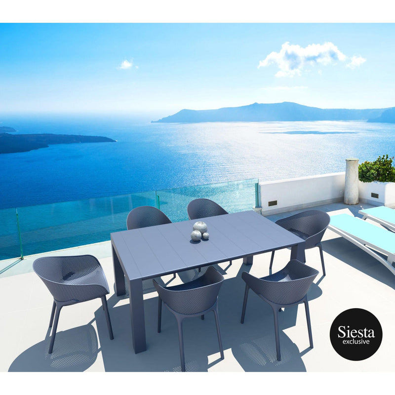 Vegas Outdoor 6 Seater Armchair Setting-Elite Office Furniture