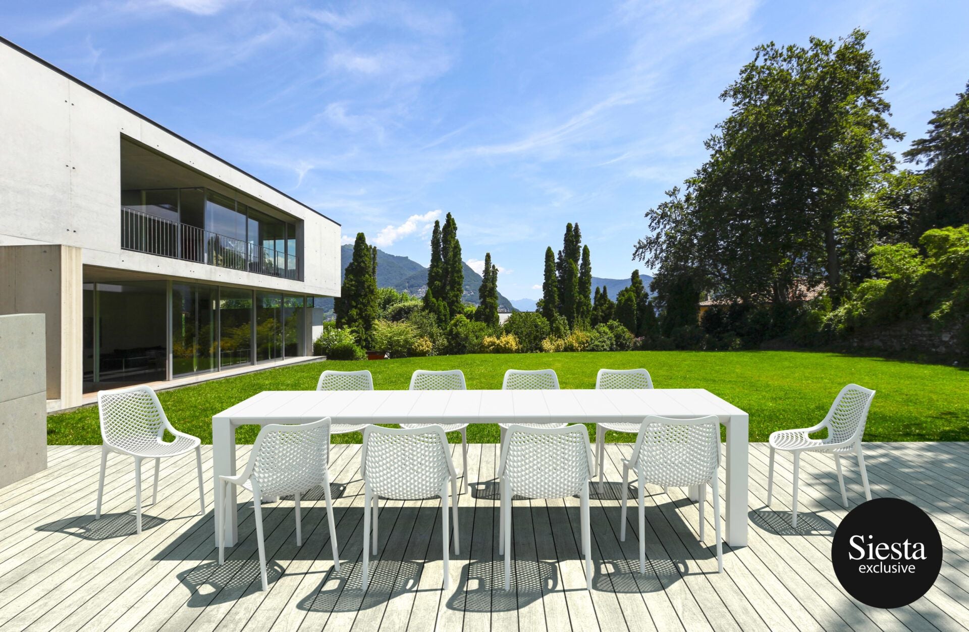 Vegas 10 Seater Dining Set with Air Chair