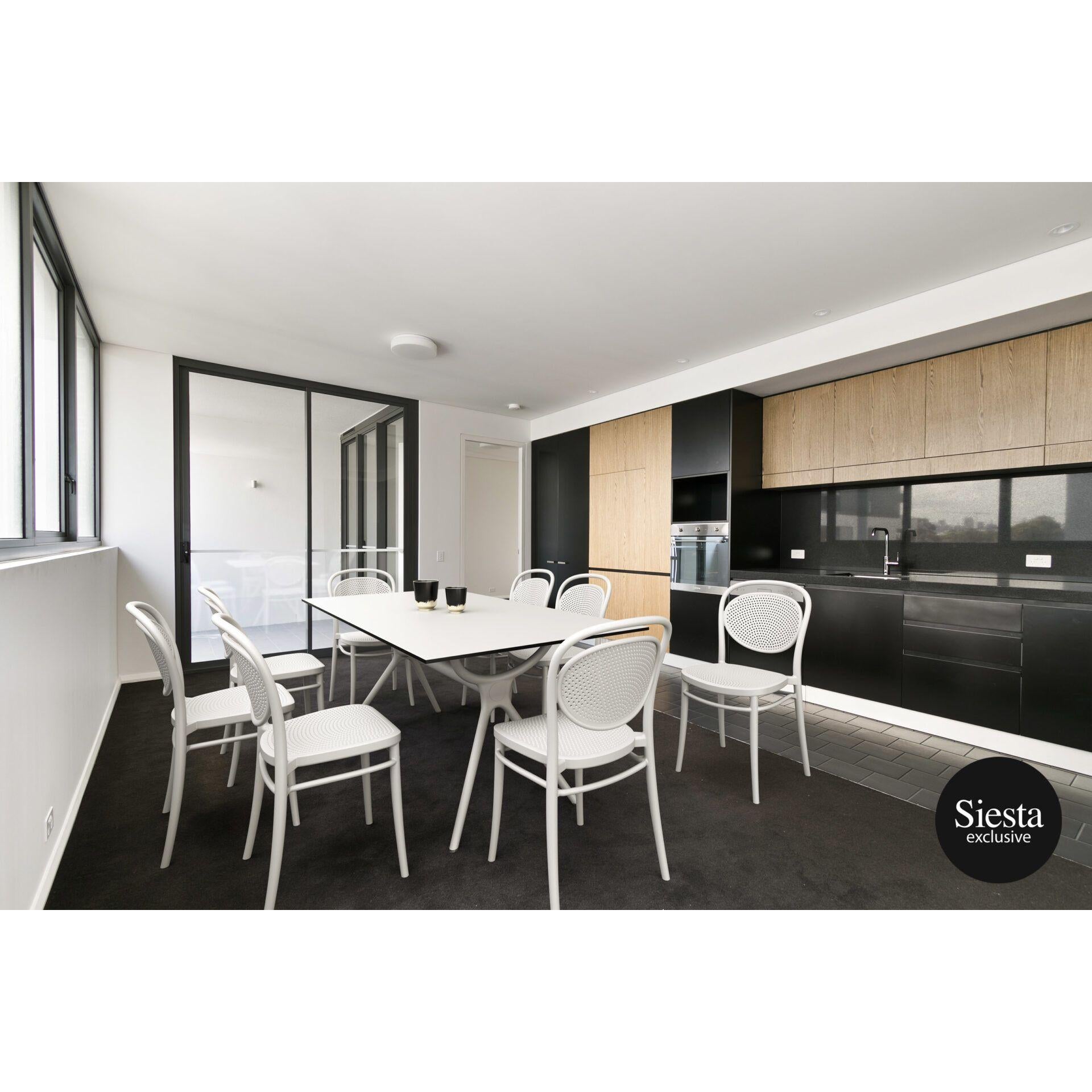 Air 9 Piece Dining Setting with Marcel Chairs-Elite Office Furniture
