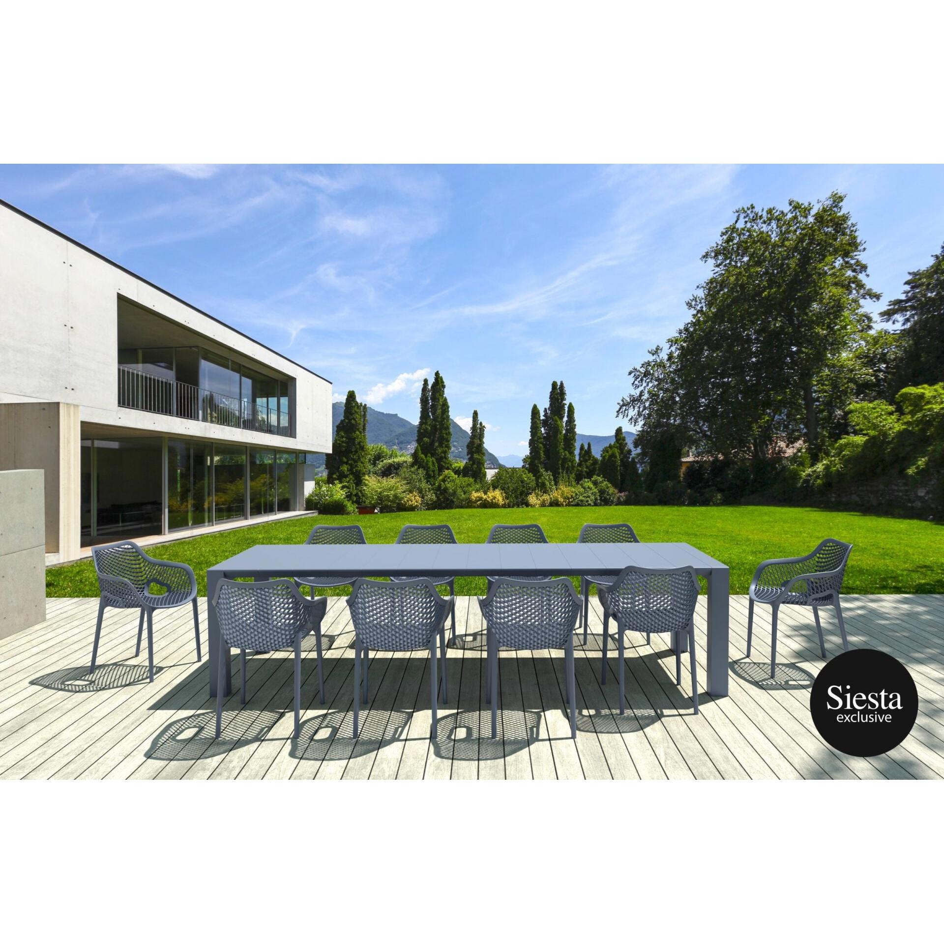 Vegas 10 Seater Dining Set with Air XL Armchair-Elite Office Furniture