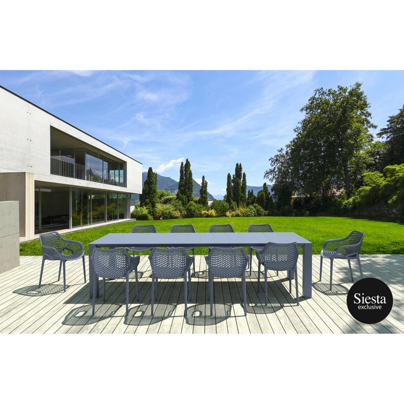 Vegas 10 Seater Dining Set with Air XL Armchair-Elite Office Furniture