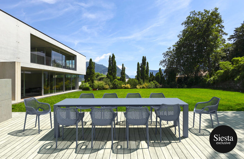Vegas 10 Seater Dining Set with Air XL Armchair