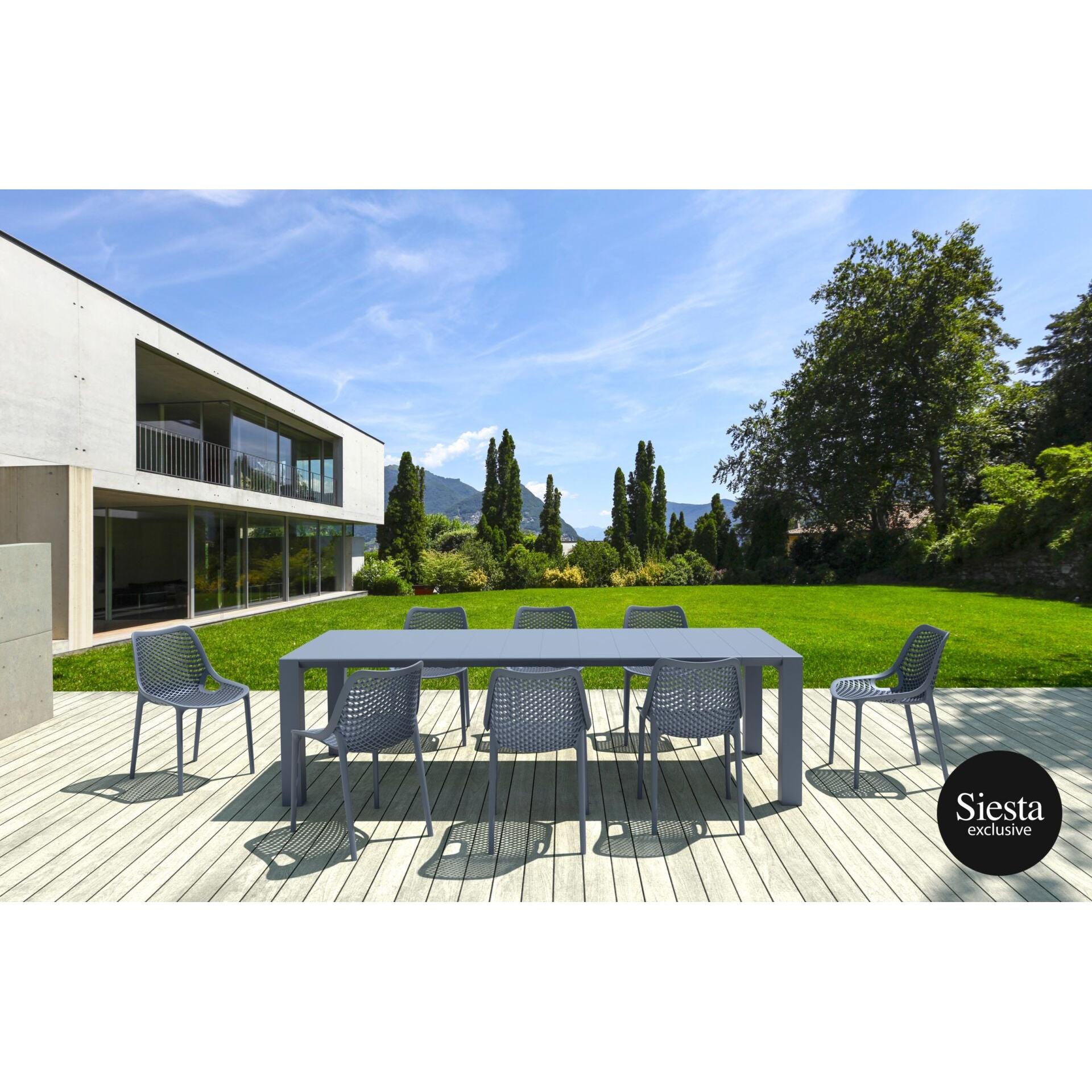 Vegas 8 Seater Dining Set with Air Chair-Elite Office Furniture