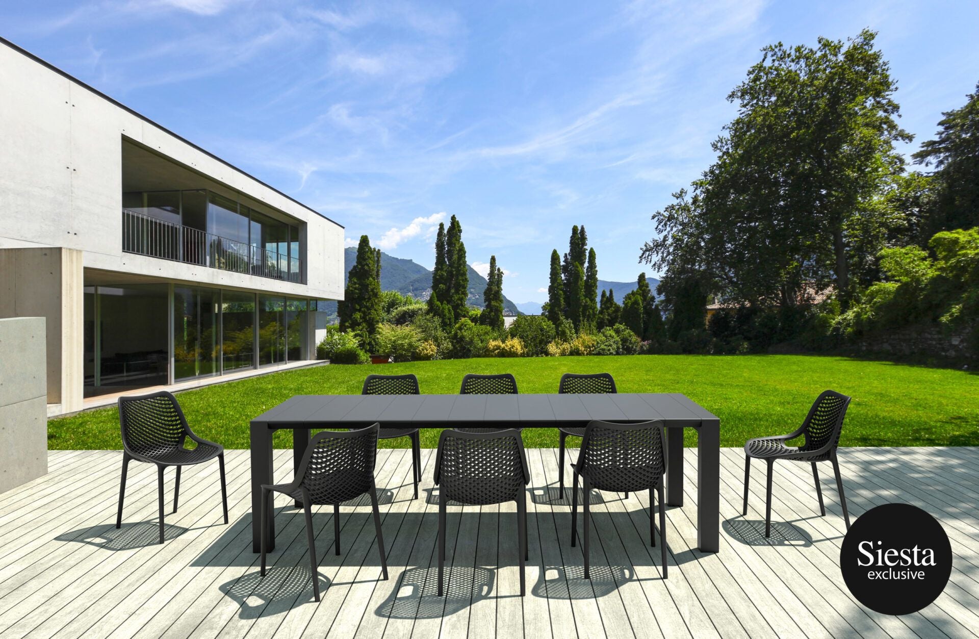 Vegas 8 Seater Dining Set with Air Chair