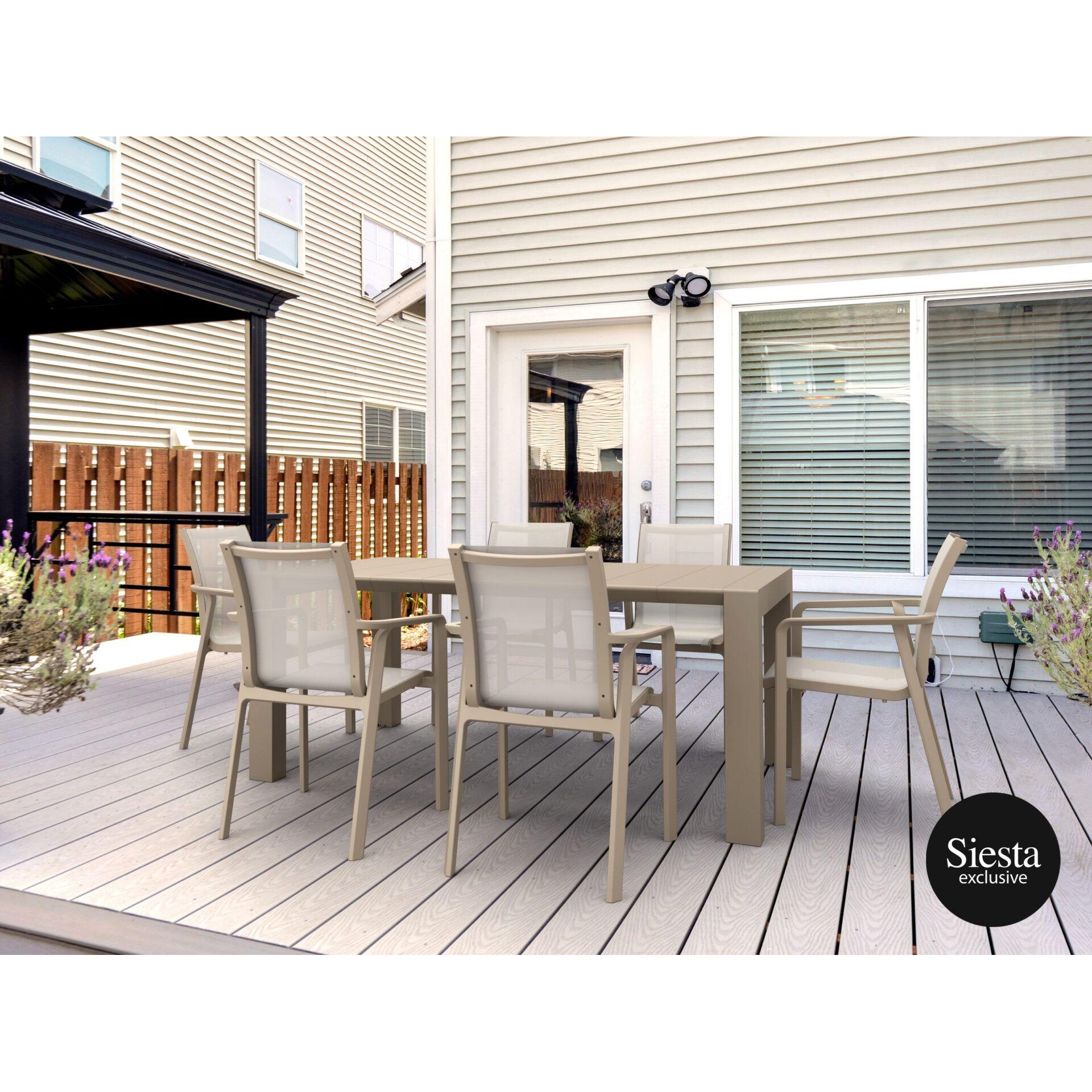 Outdoor 7 Piece Setting with Extendable Table-Elite Office Furniture