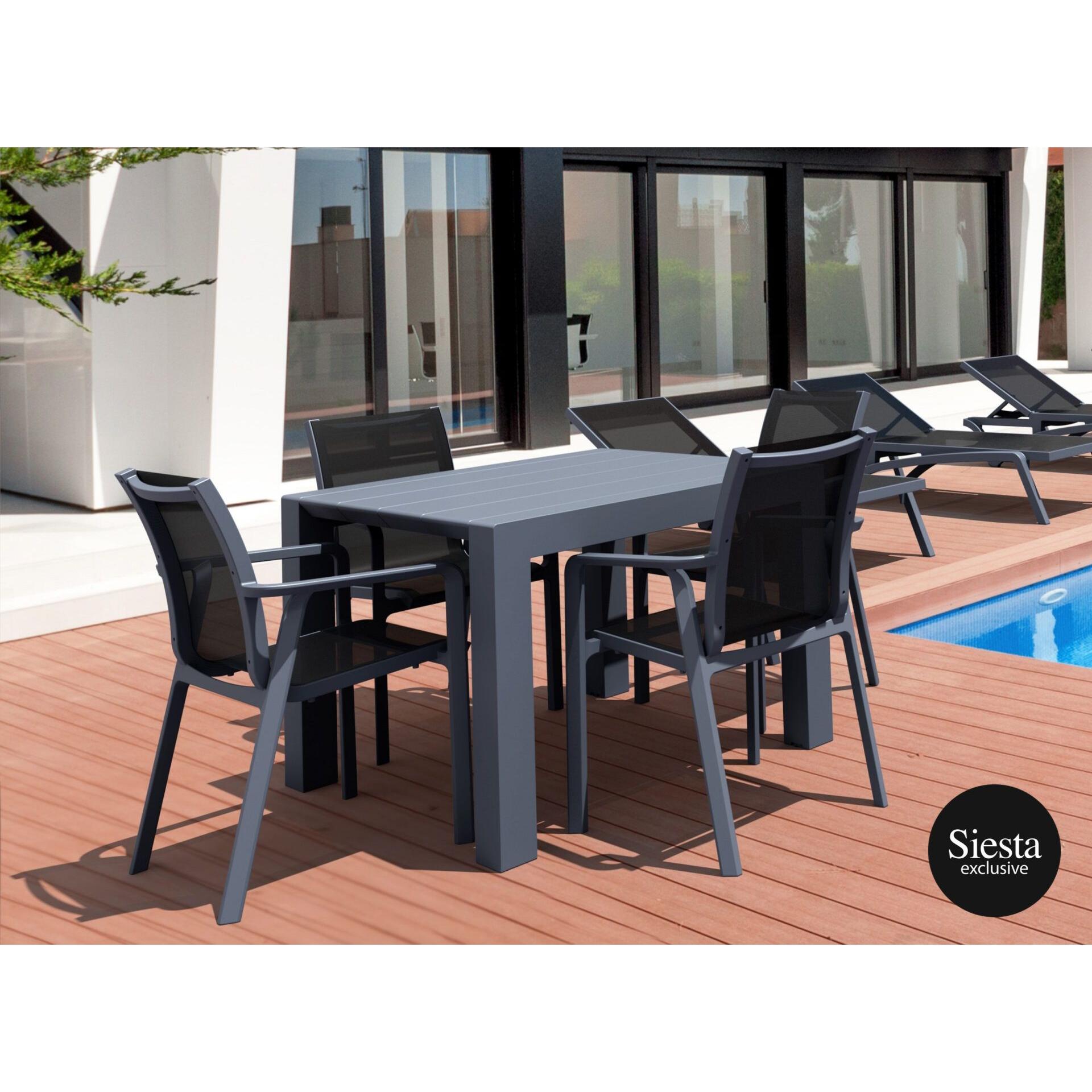 Outdoor 5 Piece Setting with Extendable Table-Elite Office Furniture